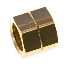 9mm (G1/4'' LH) Tuerca de Unión de Latón L15.5mm [5 Piezas]