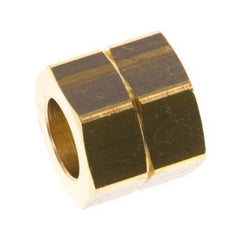 9mm (G1/4'' LH) Tuerca de Unión de Latón L15.5mm [5 Piezas]