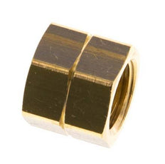 9mm (G1/4'' LH) Tuerca de Unión de Latón L15.5mm [5 Piezas]