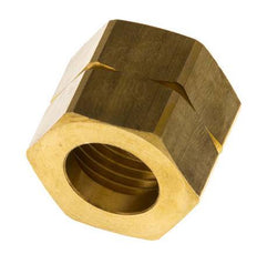 Tuerca de unión de latón de 6/9/13mm (G1/2'' LH) L20.5mm [2 Piezas]