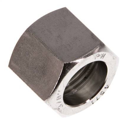 Tuerca de unión de acero inoxidable de 4/6/9mm (G3/8'') L15.5mm [2 Piezas]
