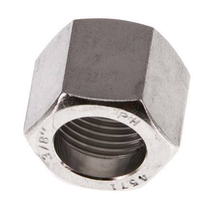 Tuerca de unión de acero inoxidable de 4/6/9mm (G3/8'') L15.5mm [2 Piezas]
