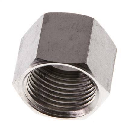 Tuerca de unión de acero inoxidable de 4/6/9mm (G3/8'') L15.5mm [2 Piezas]