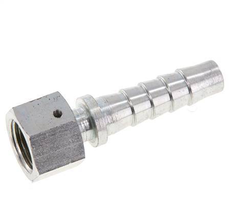 13x25 mm y G1/2'' pilar de manguera de acero galvanizado con tuerca de unión DIN EN 14423 / DIN 2826