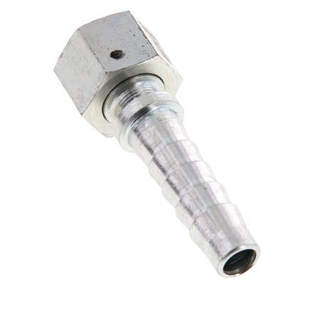13x25 mm y G1/2'' pilar de manguera de acero galvanizado con tuerca de unión DIN EN 14423 / DIN 2826