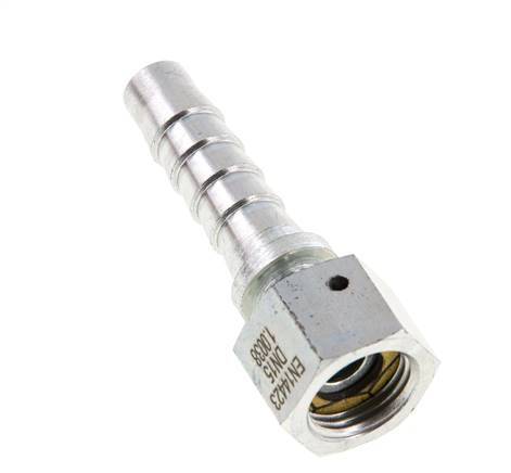 13x25 mm y G1/2'' pilar de manguera de acero galvanizado con tuerca de unión DIN EN 14423 / DIN 2826