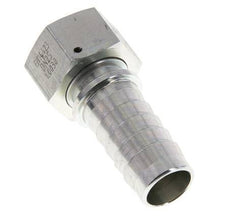 25x40 mm y G1'' pilar de manguera de acero galvanizado con tuerca de unión DIN EN 14423 / DIN 2826