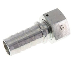 25x40 mm y G1'' pilar de manguera de acero galvanizado con tuerca de unión DIN EN 14423 / DIN 2826