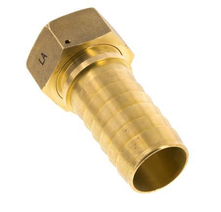 38x54 mm y G1-1/2'' Pilar de latón para manguera con tuerca de unión DIN EN 14423 / DIN 2826