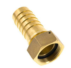 38x54 mm y G1-1/2'' Pilar de latón para manguera con tuerca de unión DIN EN 14423 / DIN 2826