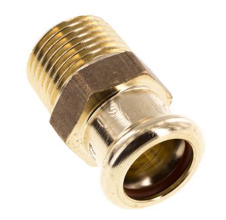 Press Fitting - 15mm Hembra & R 1/2'' Macho - Aleación de cobre