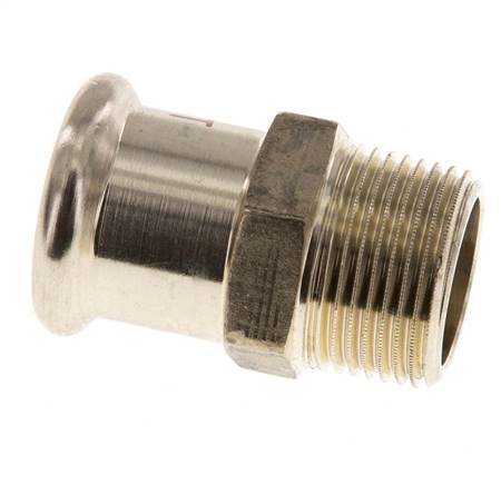 Racor a presión - 22 mm hembra y R 3/4'' macho - Aleación de cobre