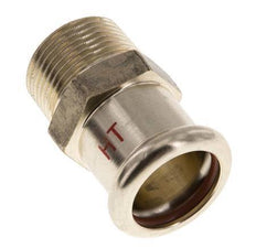 Racor a presión - 22 mm hembra y R 3/4'' macho - Aleación de cobre