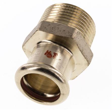 Racor a presión - 22 mm hembra y R 1'' macho - Aleación de cobre