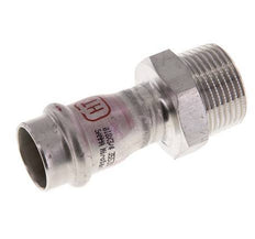 Racor a presión - 18 mm hembra y R 3/4'' macho - Acero inoxidable