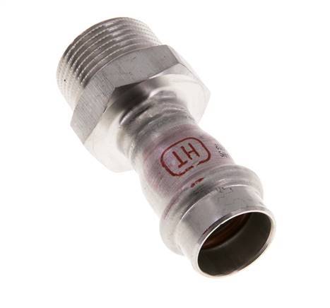 Racor a presión - 18 mm hembra y R 3/4'' macho - Acero inoxidable