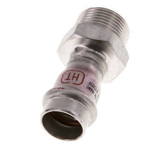 Racor a presión - 18 mm hembra y R 3/4'' macho - Acero inoxidable