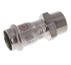Racor a presión - 22 mm hembra y R 3/4'' macho - Acero inoxidable