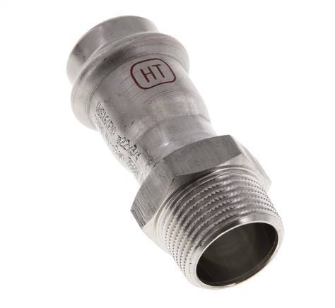 Racor a presión - 22 mm hembra y R 3/4'' macho - Acero inoxidable