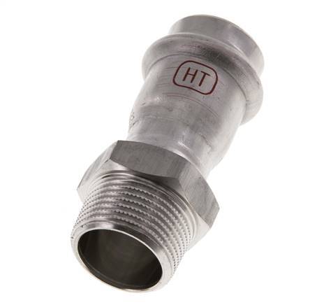 Racor a presión - 22 mm hembra y R 3/4'' macho - Acero inoxidable