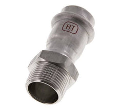 Racor a presión - 22 mm hembra y R 3/4'' macho - Acero inoxidable