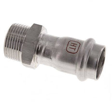 Racor a presión - 22 mm hembra y R 3/4'' macho - Acero inoxidable
