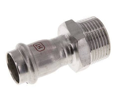 Racor a presión - 22 mm hembra y R 1'' macho - Acero inoxidable