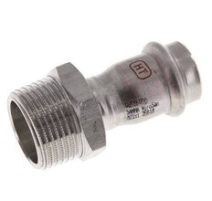 Racor a presión - 22 mm hembra y R 1'' macho - Acero inoxidable