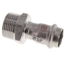 Racor a presión - 22 mm hembra y R 1'' macho - Acero inoxidable