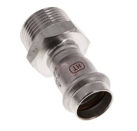 Racor a presión - 22 mm hembra y R 1'' macho - Acero inoxidable