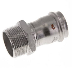 Racor a presión - 35 mm hembra y R 1-1/4'' macho - Acero inoxidable