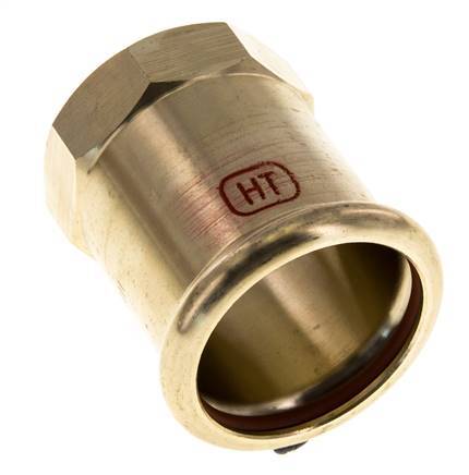 Press Fitting - 15mm Hembra & Rp 1/2'' - Aleación de cobre