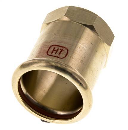 Press Fitting - 15mm Hembra & Rp 1/2'' - Aleación de cobre
