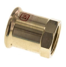 Press Fitting - 15mm Hembra & Rp 1/2'' - Aleación de cobre
