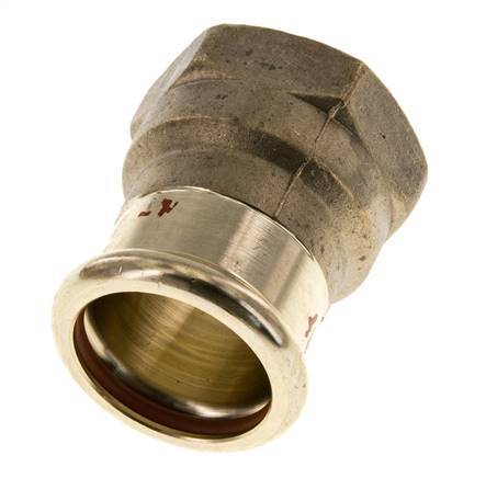 Press Fitting - 22mm Hembra & Rp 1'' Hembra - Aleación de cobre