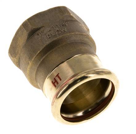 Press Fitting - 35mm Hembra & Rp 1-1/4'' Hembra - Aleación de cobre