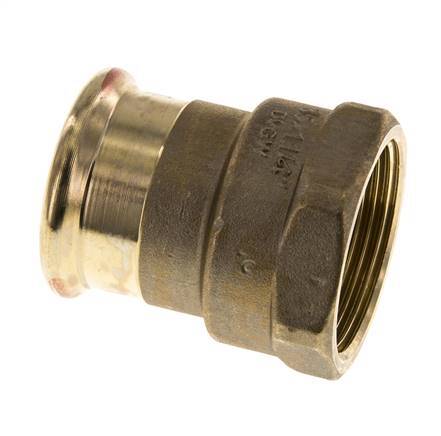 Press Fitting - 35mm Hembra & Rp 1-1/4'' Hembra - Aleación de cobre
