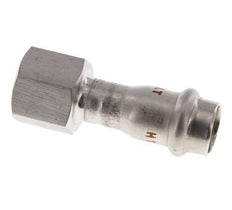 Press Fitting - 15mm Hembra & Rp 1/2'' Hembra - Acero Inoxidable