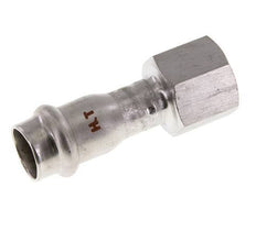 Press Fitting - 15mm Hembra & Rp 1/2'' Hembra - Acero Inoxidable