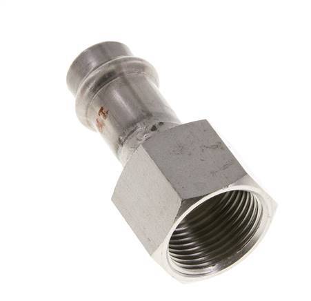 Press Fitting - 15mm Hembra & Rp 3/4'' Hembra - Acero Inoxidable