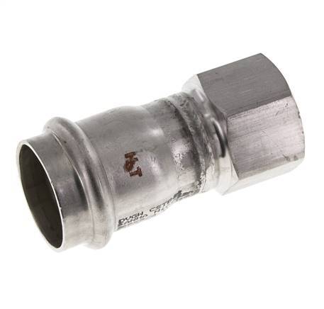 Press Fitting - 28mm Hembra & Rp 3/4'' Hembra - Acero Inoxidable