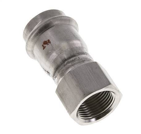 Press Fitting - 28mm Hembra & Rp 3/4'' Hembra - Acero Inoxidable