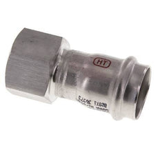 Racor a presión - 28 mm hembra y Rp 1'' hembra - Acero inoxidable
