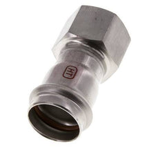 Racor a presión - 28 mm hembra y Rp 1'' hembra - Acero inoxidable