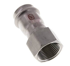 Racor a presión - 28 mm hembra y Rp 1'' hembra - Acero inoxidable