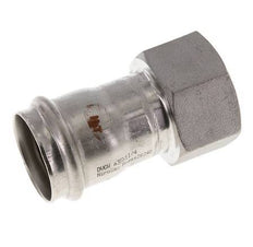 Racor a presión - 35 mm hembra y Rp 1-1/4'' hembra - Acero inoxidable