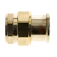 Racor de unión a presión - 54mm Hembra & Rp 2'' Hembra - Aleación de cobre Junta plana