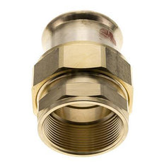 Racor de unión a presión - 54mm Hembra & Rp 2'' Hembra - Aleación de cobre Junta plana