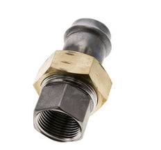 Union Press Fitting - 28mm Hembra & Rp 1'' Hembra - Acero Inoxidable Junta Plana