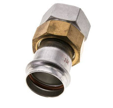 Union Press Fitting - 42mm Hembra & Rp 1-1/2'' Hembra - Acero Inoxidable Junta Plana